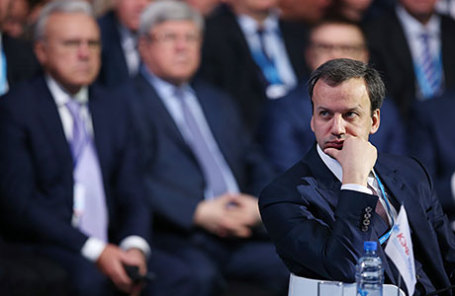 Вице-премьер РФ Аркадий Дворкович во время пленарного заседания «Стратегия-2030. Образ будущего России» в рамках XIII Красноярского экономического форума «Основные развилки стратегии-2030». 