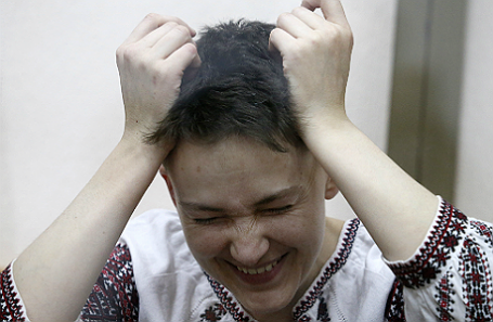 Украинская летчица Надежда Савченко.