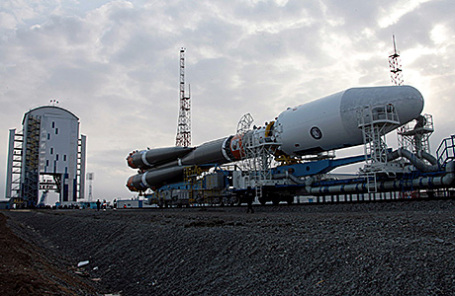 Ракета «Союз-2.1а» на стартовом комплексе на космодроме Восточный.