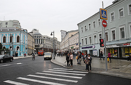 Мясницкая улица в Москве.