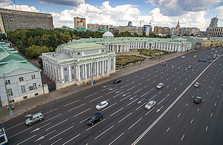Участок Садового кольца.