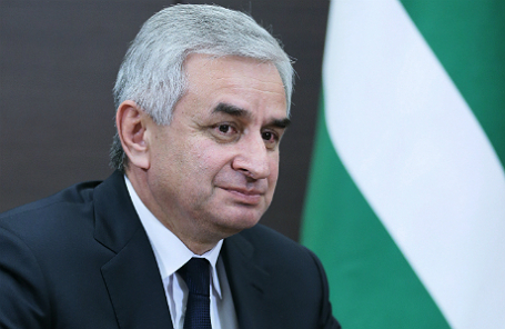 Президент Абхазии Рауль Хаджимба.