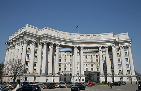 Здание министерства иностранных дел Украины в Киеве.