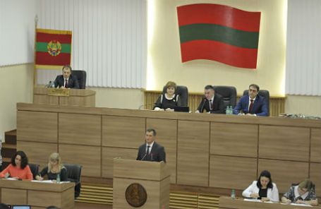 Заседание Верховного совета Приднестровья.