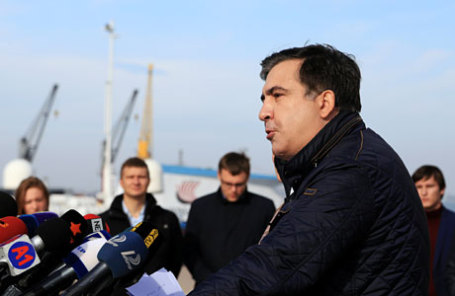 Губернатор Одесской области Михаил Саакашвили.