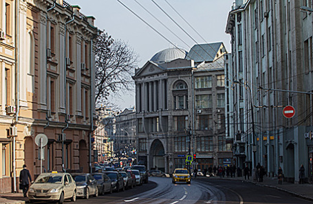 Улица Варварка в Москве.