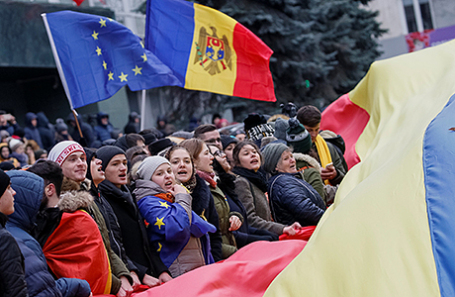 В Кишиневе прошла акция протеста против победы Игоря Додона