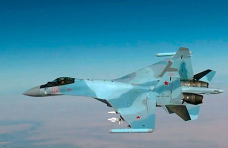 Истребитель Су-35С.