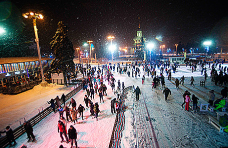 Каток на ВДНХ.