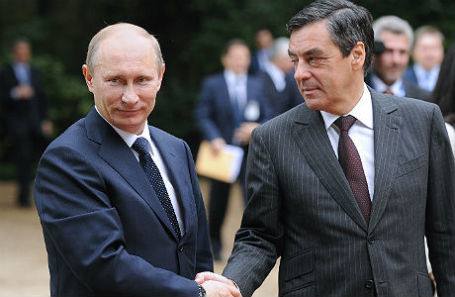 Владимир Путин и Франсуа Фийон.