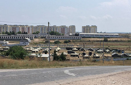 Российская военная база в Севастополе.