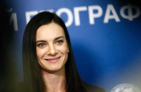 Двукратная олимпийская чемпионка по прыжкам с шестом, член Международного олимпийского комитета Елена Исинбаева.