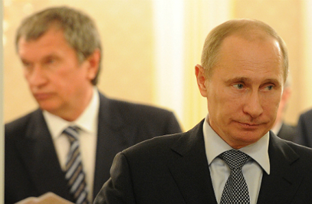 Игорь Сечин и Владимир Путин.