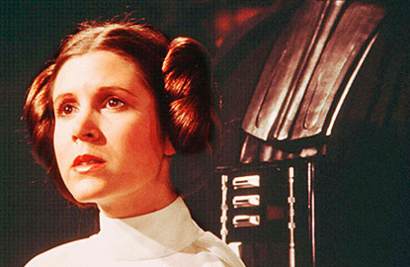 Актриса Кэрри Фишер.