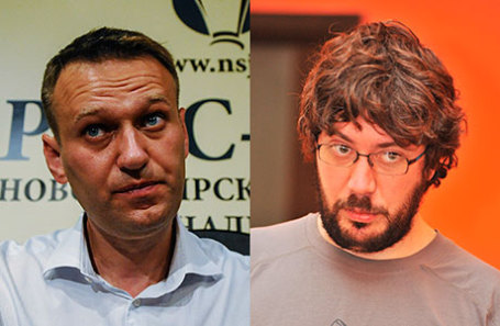 Алексей Навальный (слева) и Артемий Лебедев.