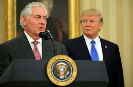 Рекс Тиллерсон и Дональд Трамп.