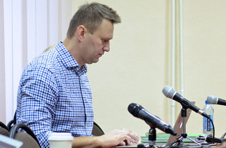 Оппозиционер Алексей Навальный.
