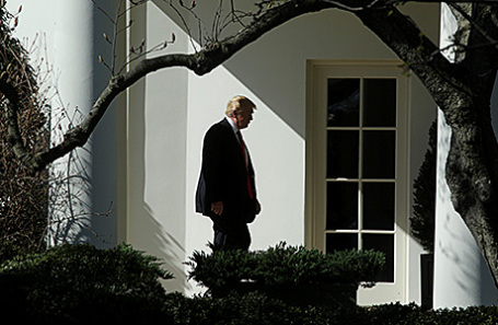 Президент США Дональд Трамп в Белом доме.