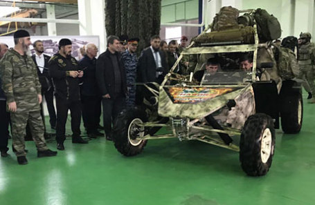 Глава Чечни Рамзан Кадыров принял участие в запуске серийного производства вездеходов «Чаборз» на автомобильном заводе «Чеченавто».