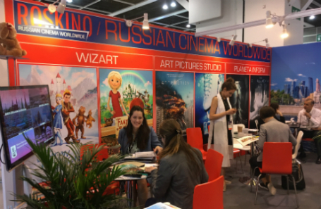 Стенд «ROSKINO — Russian Cinema Worldwide» на международном кино- и телерынке FILMART в Гонконге