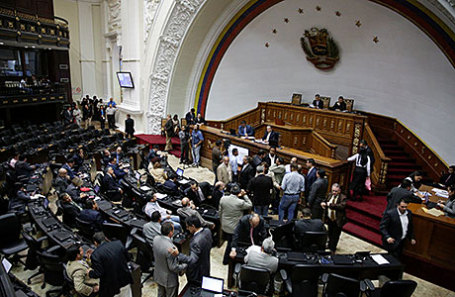 Вид зала Парламента Венесуэлы