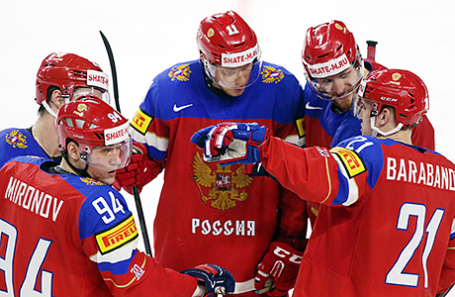 Игроки сборной России.