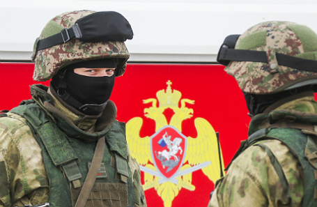 Бойцы Росгвардии.