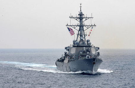 Американский эсминец USS Fitzgerald.