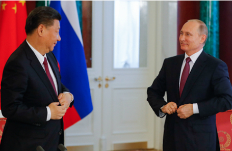 Си Цзиньпин и Владимир Путин.