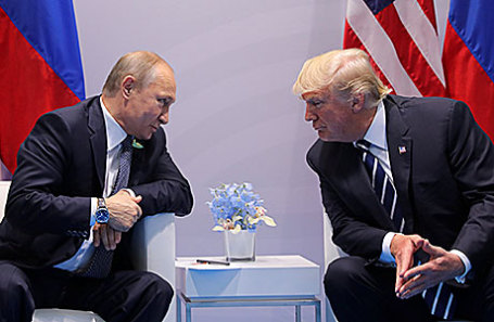 Владимир Путин и Дональд Трамп.