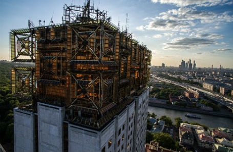 Вид на здание Российской академии наук
