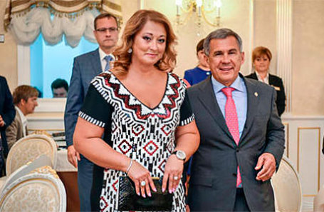 Президент Татарстана Рустам Минниханов и его супруга Гульсина.