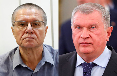 Алексей Улюкаев (слева), Игорь Сечин.