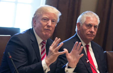 Дональд Трамп и Рекс Тиллерсон.