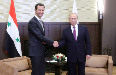 Башар Асад и Владимир Путин.