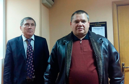 Истец Николай Шестаков и адвокат Петр Домбровицкий.