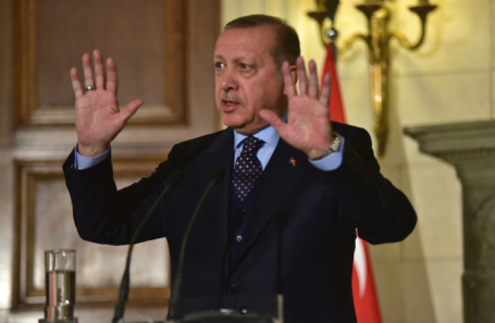 Реджеп Эрдоган в Афинах. 7 декабря 2017 года. 