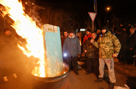 Акция протеста в Киеве, 9 декабря 2017.