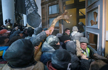 Митинг сторонников Михаила Саакашвили в Киеве, 17 декабря 2017.