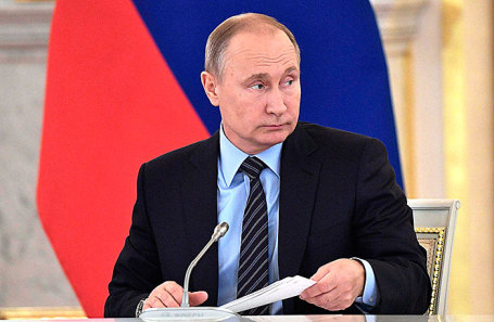 Президент России Владимир Путин на заседании Совета по культуре и искусству, 21 декабря 2017.