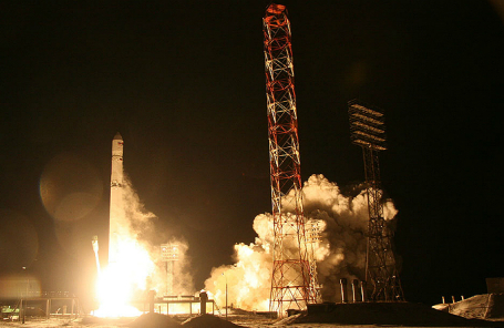 Запуск «Зенит-3SLБФ» с КА «Ангосат» с космодрома Байкнур.