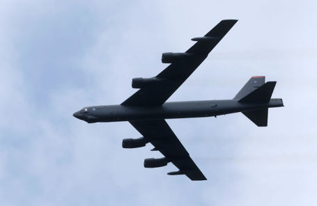 Стратегический бомбардировщик B-52.