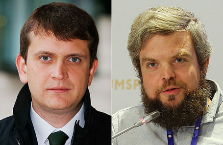 Иван Таврин и Борис Акимов (слева направо).
