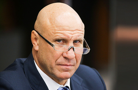 Президент Федерации спортивной борьбы России, олимпийский чемпион, трехкратный чемпион мира и Европы Михаил Мамиашвили.