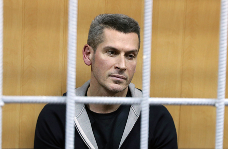 Совладелец группы компаний «Сумма» Зиявудин Магомедов, подозреваемый по делу о хищениях при строительстве стадиона «Арена Балтика» в Калининграде, во время заседания Тверского суда для избрания меры пресечения, 31 марта 2018.