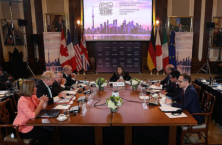 Встреча глав МИД G7 в Торонто, Канада.