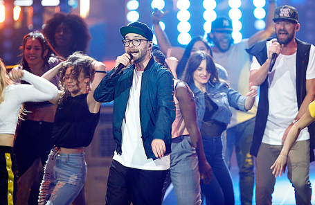 Во время церемонии награждения Echo Music Award в 2018 году в Берлине.