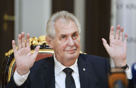 Президент Чехии Милош Земан.