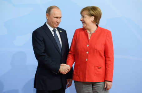 Владимир Путин и Ангела Меркель.