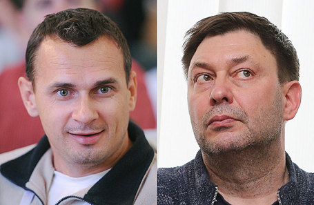Олег Сенцов и Кирилл Вышинский (слева направо).